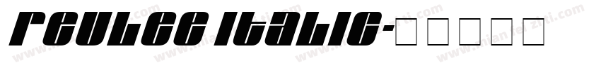 REULEE Italic字体转换
